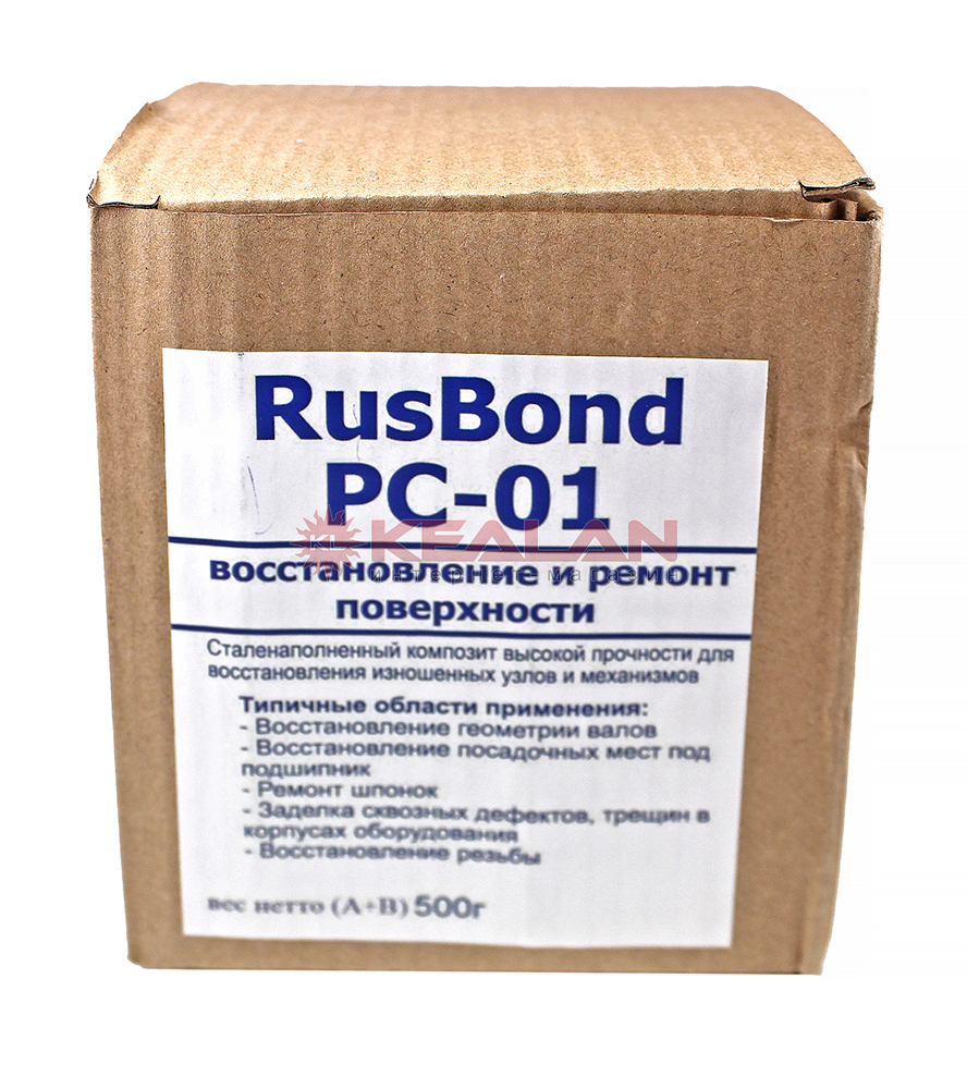 RusBond PC-01 сталенаполненный композит высокой прочности, 500 г.
