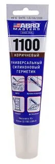 ABRO MASTERS SS-1100-3-BRN-RE герметик силиконовый, коричневый, 70 г.