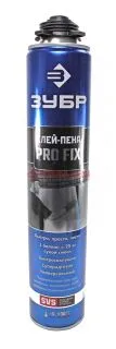 ЗУБР PRO FIX клей-пена монтажный, профессиональный, под пистолет, всесезонный, 750 мл. 