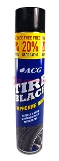 ACG TIRE BLACK чернитель резины, с силиконом, 1000 мл.