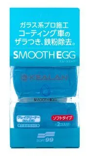Soft99 Smooth Egg Clay Bar абразивная глина для очистки кузова, 100 г.