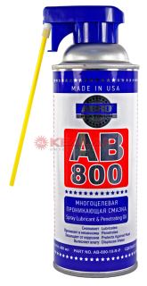 ABRO PLATINUM AB-800-10-R-P смазка-спрей универсальная с насадкой, 400 мл.
