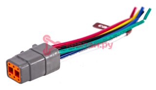 CARGEN AX8116 Разъем Deutsch DTM06-6S (6pin) 6 контактов для ГАЗ, КАМАЗ, МАЗ, УРАЛ, DAF, IVECO, MAN,