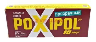 POXIPOL 00269-96 холодная сварка, эпоксидный клей прозрачный, 70 мл.