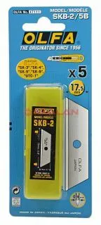 OLFA OL-SKB-2/5B лезвие трапециевидное для SK-4, 17,5х72х0,6 мм., 5 шт.