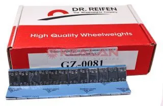 DR. REIFEN GZ-0081П грузики самоклеящиеся стальные оцинкованные, вес 12 x 5 г, 50 шт.