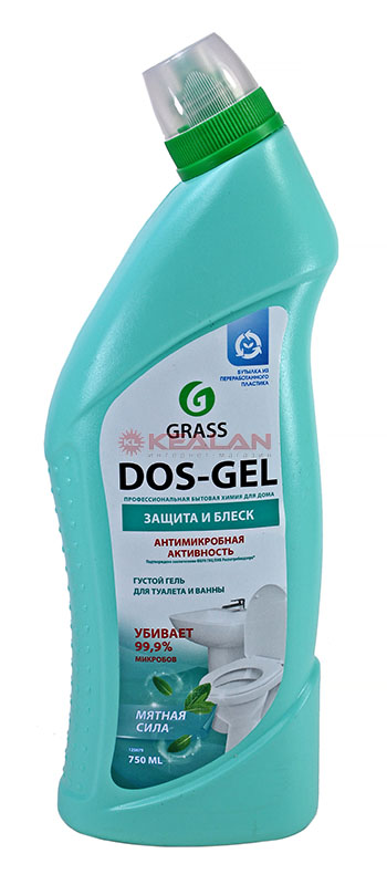 GRASS Dos Gel мятная сила, чистящее средство, 750 мл.