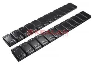 TECH K094 стальные самоклеящиеся черные грузики, 12 х 5 г, 60 г, 50 шт.