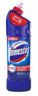 DOMESTOS чистящее средство для дезинфекции и гигиены, кристальная свежесть, 1 л.