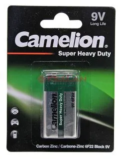 Camelion 6F22-BP1G солевая батарейка 9В, тип крона