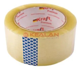 Kraft cкотч упаковочный прозрачный, 40 мкм, 48 мм, 100 м.