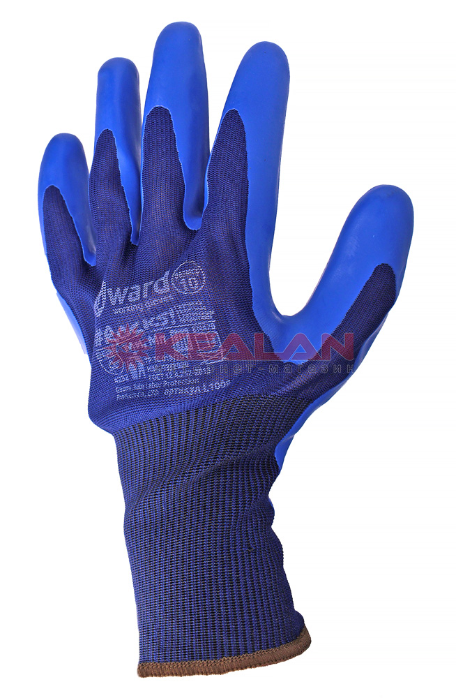 GWARD Rocks перчатки нейлоновые с текстурированным латексным покрытием, 10/XL