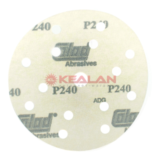Colad диск абразивный, шлифовальный, Р240, D150, 8+6+1 отверстие