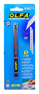OLFA OL-SAC-1 нож для графических работ, из нержавеющей стали, 9 мм.