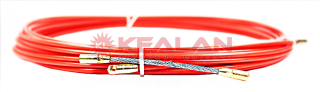 REXANT протяжка кабельная, красная, 3,5 мм, длина 15 м.
