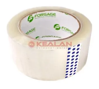 FORSAGE cкотч упаковочный прозрачный, 48 мм, 120 м.
