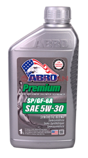 ABRO MO-SB-5-30-SP-1L масло моторное полусинтетическое SAE 5W30 SP, 1 л.