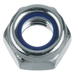 MixOne. гайка со стопорным кольцом М6, оцинкованная, DIN 985, 1 шт.