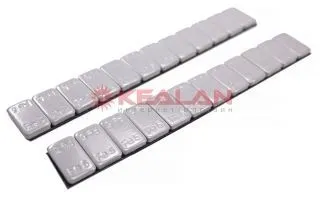 TECH K095 стальные самоклеящиеся серые грузики, 12 х 5 г, 60 г, 50 шт.