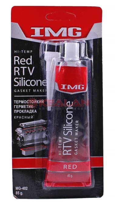 IMG MG-402 герметик прокладок термостойкий, красный, 85 г.