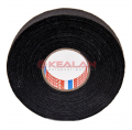 tesa 51608 fleece флисовая изоляционная лента профессиональная, черная, 0,23 мм, 19 мм, 25 м.