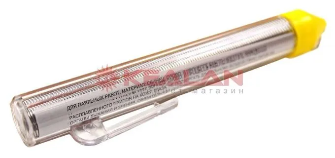 СВЕТОЗАР SV-55323-025 припой оловянно-свинцовый, 60% Sn / 40% Pb, 25 г.
