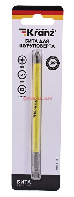 KRANZ бита для шуруповерта PH2х127 мм (1 шт./уп.)