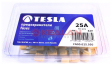 TESLA FN25 предохранитель ножевого типа, мини, 50 шт.