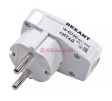 REXANT 16-0730 вилка евро угловая с з/к белая с кнопкой 16А REXANT 16-0730 вилка евро угловая с з/к белая с кнопкой 16А