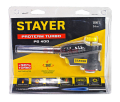 STAYER ProTerm Turbo, PG 400, 1300°C, турбо нагрев + 30%, газовая горелка с пьезоподжигом на баллон 