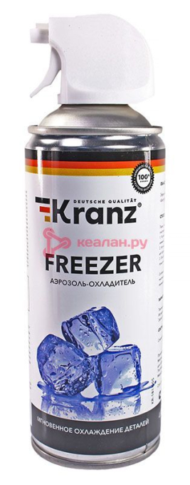 KRANZ аэрозоль-охладитель FREEZER, 520 мл (400 мл)