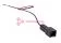 CARGEN AX34201 разъем 2108-3724353 межжгутовой 2-х контактный гнездовой серии 2.8, с проводами 0,75 