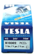 TESLA H3 70W лампа автомобильная галогенная 24V