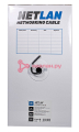 NETLAN кабель F/UTP 4 пары, Кат. 5e (Класс D), 100 МГц, одножильный, BC (чистая медь), внешний, PE д