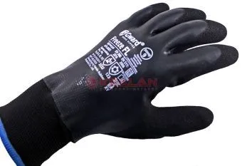 GWARD FREEZE FL черный. перчатки утепленные двухслойные со вспененным латексным покрытием, размер 9 