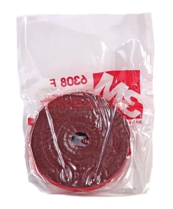 3M™ 6308 скотч, акриловая лента двухсторонняя серая, 0,8 мм, 10 мм, 5 м.