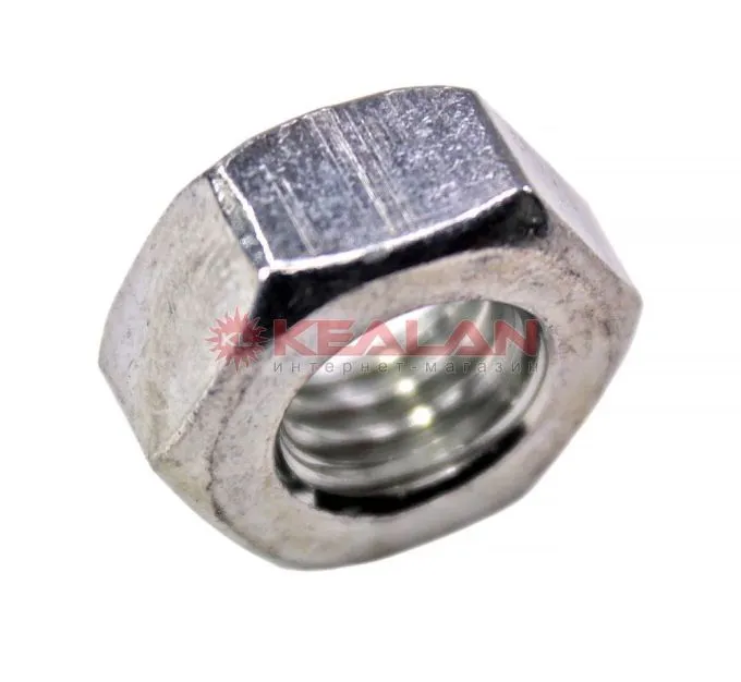MixOne. гайка М10, шестигранная со стандартной метрической резьбой DIN 934, оцинкованная, 1 шт.