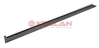 Черная высококачественная резина с алюминиевым кантом, 10"(25 см)