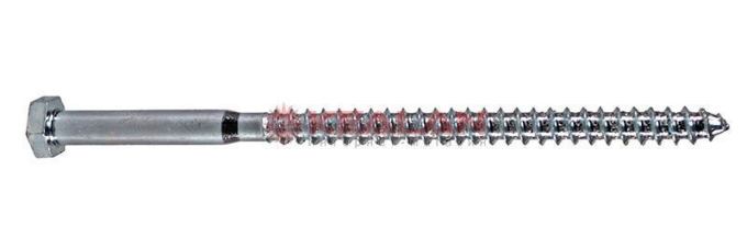 MixOne. шуруп 12х220 для крепления деревянных лаг, 1 шт.