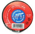 Terminator IZT 1925 fleece изолента черная тканевая, 19 мм, 25 м.