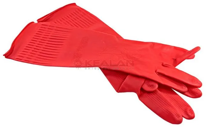 GWARD ROSE перчатки латексные, удлиненные, вес 100 грамм, размер 9 (L)
