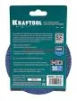 KRAFTOOL 125 х 22.2 мм, P60, круг лепестковый циркониевый торцевой по металлу и нержавеющей стали