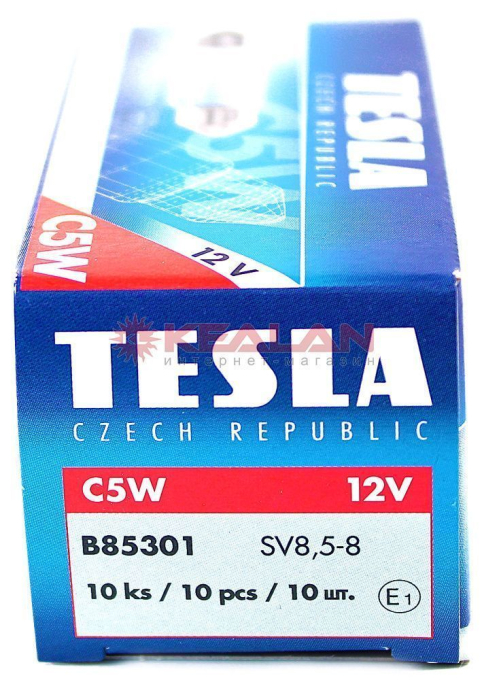 TESLA C5W лампа автомобильная 12V