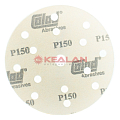 Картинка Colad диск абразивный, шлифовальный, Р150, D150, 8+6+1 отверстие от интентернет-магазина КЕАЛАН