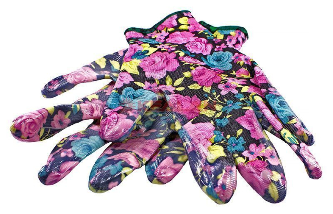 GWARD Fiesta VIOLET перчатки нейлоновые с нитриловым покрытием, размер 8 (M)