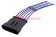 CARGEN AX3222 разъем 282108 штыревой 6-контактный, жгута форсунок, к жгуту ЭСУД ГАЗ, с проводами, 1 