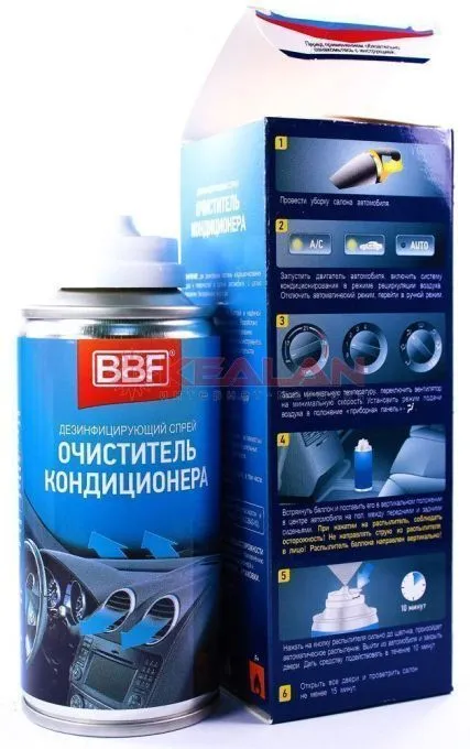 BBF SA-640 очиститель кондиционера, автоматический аэрозоль, 210 мл.