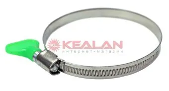 KVP 60-80/9 W2 хомут червячный с ключом, нержавеющая сталь