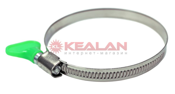 KVP 60-80/9 W2 хомут червячный с ключом, нержавеющая сталь