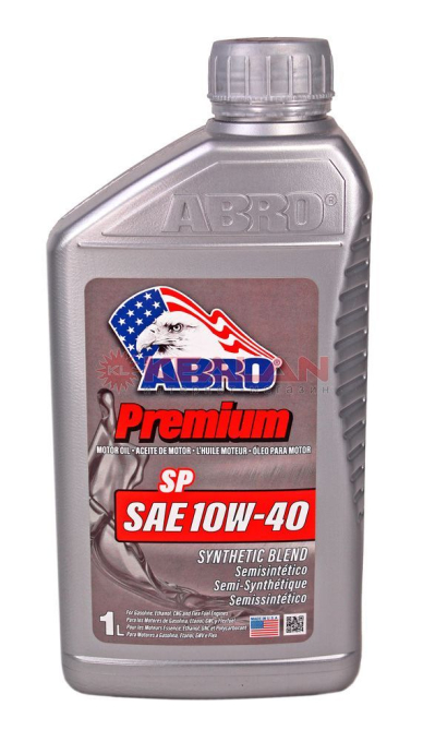 ABRO MO-SB-10-40-SP-1L масло моторное полусинтетическое SAE 10W40 SP, 1 л.